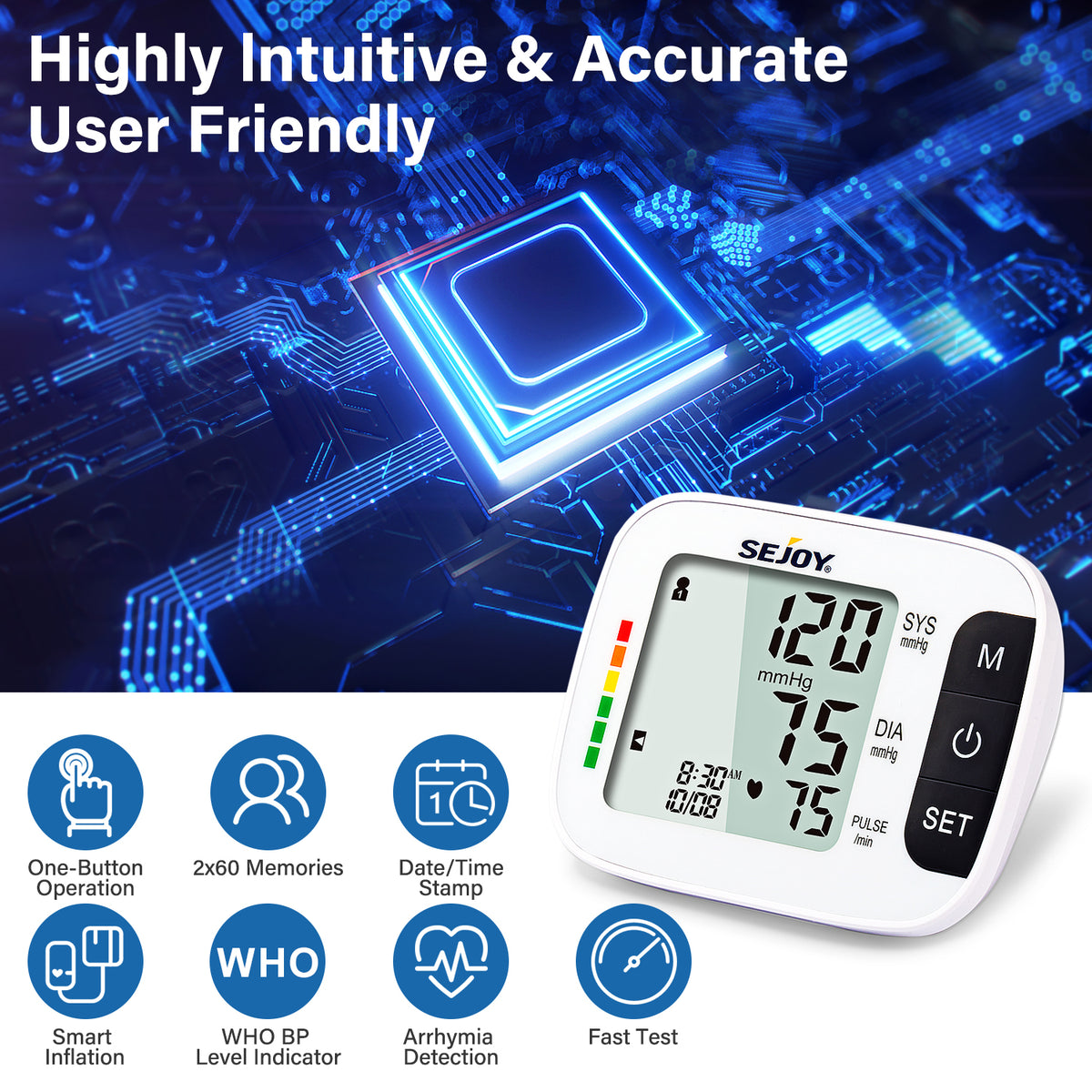Rechargeable Upper Arm Digital Blood Pressure Monitor DBP-1351  manufacturers and suppliers
