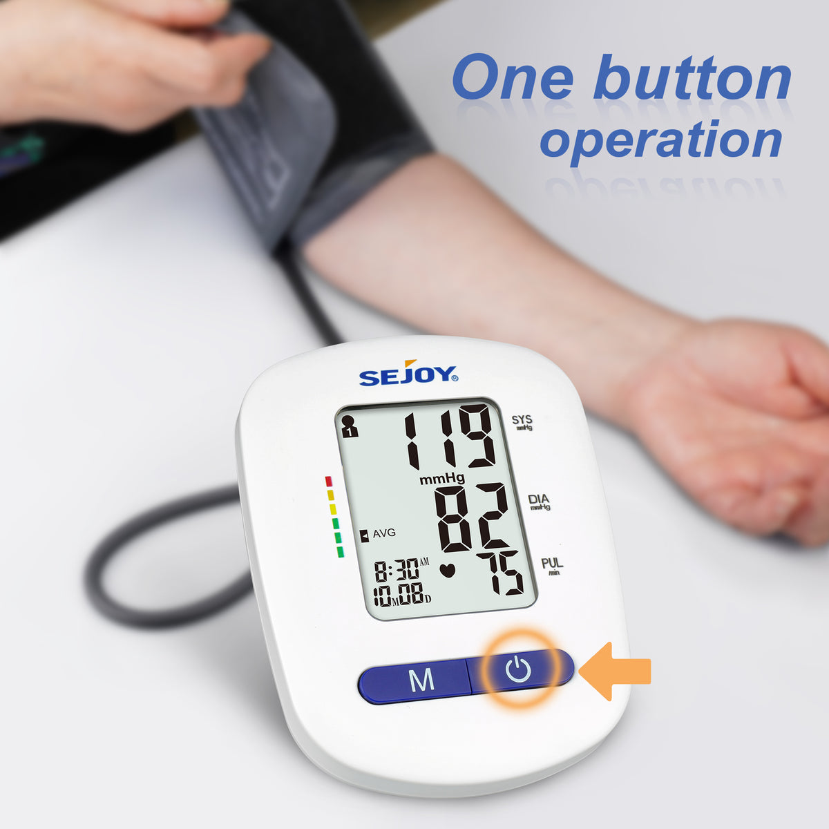 Automatic Upper Arm Blood Pressure Monitor DBP1351 SEJOY Store
