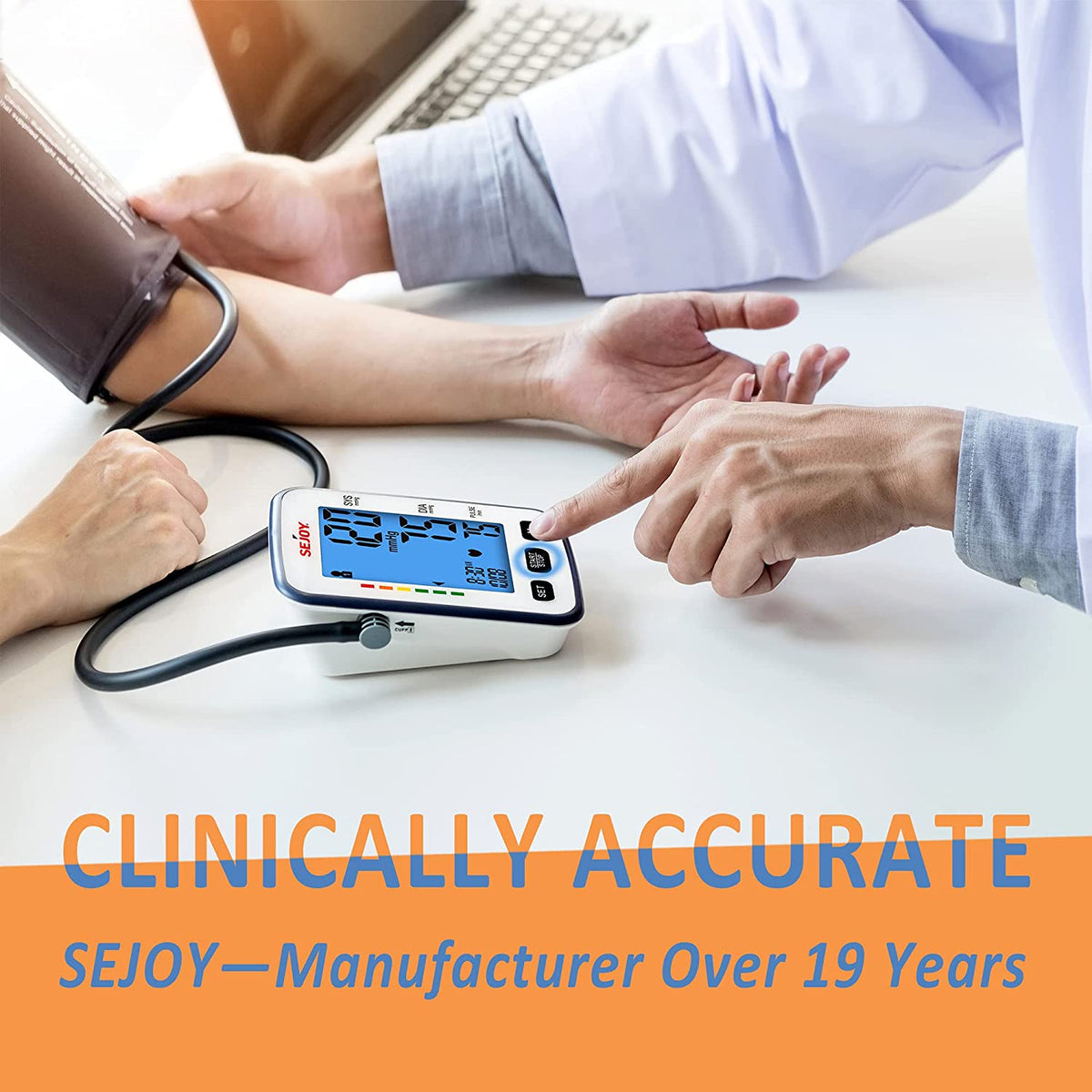 Upper Arm Automatic Digital Blood Pressure Monitor DBP-1359 – SEJOY Store