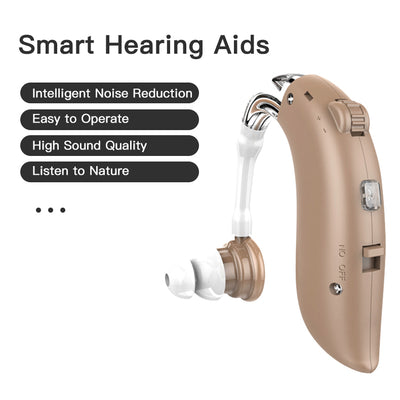 Rechargeable Behind-the-ear Hearing Aids ZTQ-105E Single & Pair Hearing Aids SEJOY Store   