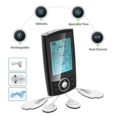 TENS EMS Unit Electronic Pulse Massager with 36 Modes Massage Tools & Equipment SEJOY Store   
