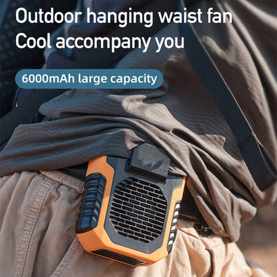 Rechargeable Portable Waist Clip Fan RPF-DQ626 health&household SEJOY Store   