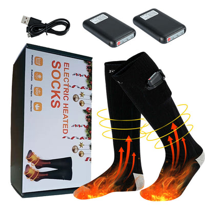 Rechargeable Heating Socks RHS-GOH078 Massage Tools & Equipment SEJOY Store black  