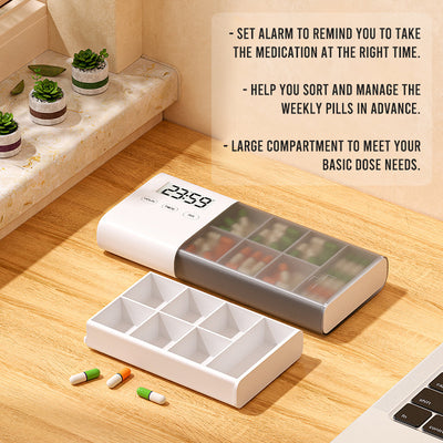 Portable Automatic Pill Dispenser Smart Pill Box SEJOY Store   