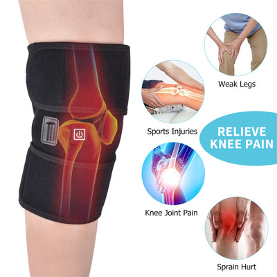 Heated Knee Brace Wrap with Massage Massage Tools & Equipment SEJOY Store   