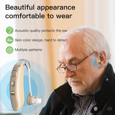 Rechargeable Behind-the-ear Hearing Aids ZTQ-105E Single & Pair Hearing Aids SEJOY Store   
