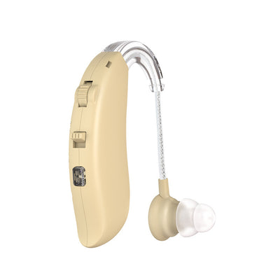 Bluetooth 5.0 Rechargeable Hearing Aids ZTQ-GM106BT Single & Pair Hearing Aids SEJOY Store SINGLE-BEIGE  