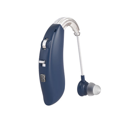 Bluetooth 5.0 Rechargeable Hearing Aids ZTQ-GM106BT Single & Pair Hearing Aids SEJOY Store SINGLE-BLUE  