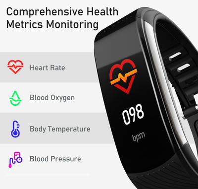 Smart Band Health Tracker Body Temperature Monitoring Exclusive ZNSH-C6T Smart Watch SEJOY Store   
