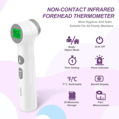Non-Contact Digital Infrared Forehead Thermometer DET-3010 – SEJOY