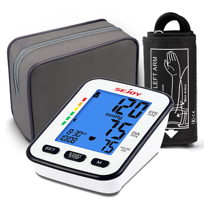 Blood Pressure Machine for Home Use - Large Cuff Blood Pressure Monitor  Upper Arm, Digital Blood Pressure Monitors, Accurate Bp Monitor Kit, 2  Users