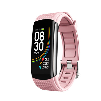 Promoción-Rastreador de actividad y salud de banda inteligente ZNSH-C6T Smart Watch SEJOY Store Mica Pink  