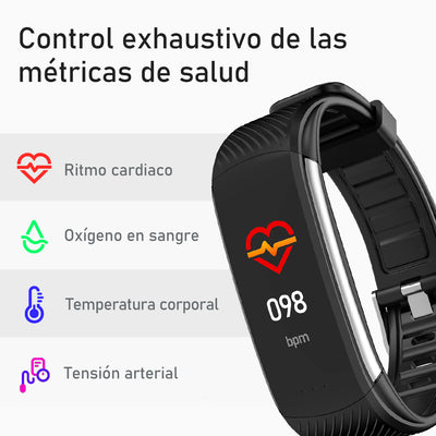 Promoción-Rastreador de actividad y salud de banda inteligente ZNSH-C6T Smart Watch SEJOY Store   