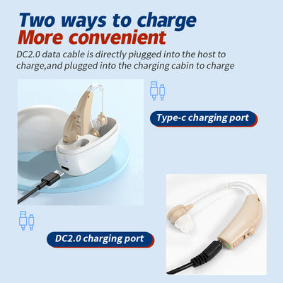 Rechargeable Behind-the-ear Hearing Aids ZTQ-100A Hearing Aids SEJOY Store   