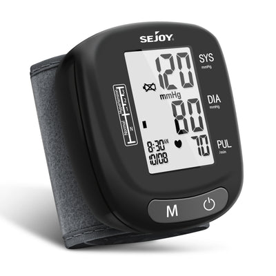 Wrist Blood Pressure Monitor DBP-2116-BLA – SEJOY Store