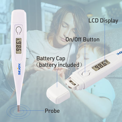 Digital Home Thermometer for Adults, Kids, Babies Oral Thermometers SEJOY Store   