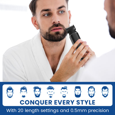 8 in 1 Ear & Nose Beard Trimmer Men's Grooming Kit Black Trimmers & Shavers SEJOY Store   