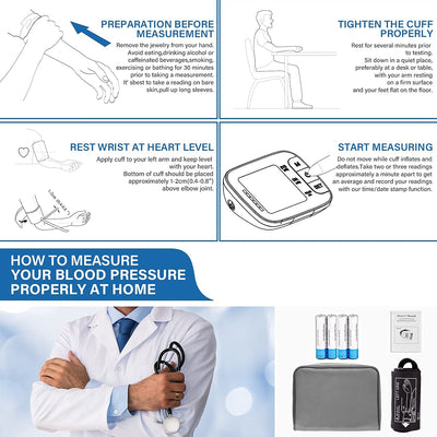 Upper Arm Automatic Digital Blood Pressure Monitor DBP-1359 Arm Blood Pressure Monitors SEJOY Store   