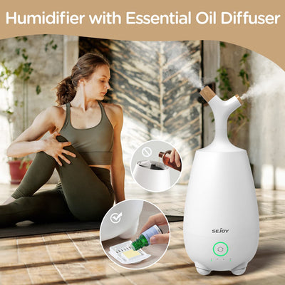 Humidifiers for Bedroom 5L Ultrasonic Cool Mist Humidifiers for Large Room Humidifiers SEJOY Store   