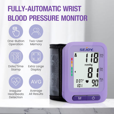 Wrist Blood Pressure Monitor DBP-2141 – SEJOY Store