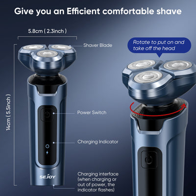 Electric Shaver for Men Trimmers & Shavers SEJOY Store   