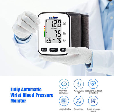 Wrist Blood Pressure Monitor DBP-2141 Wrist Blood Pressure Monitors SEJOY Store   
