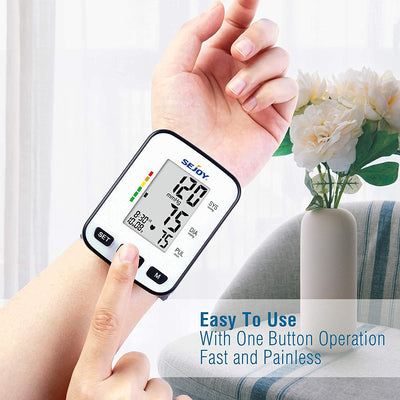 Wrist Blood Pressure Monitor DBP-2253-WHI – SEJOY Store