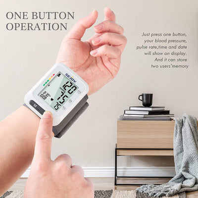 Blood pressure wrist watch clearance