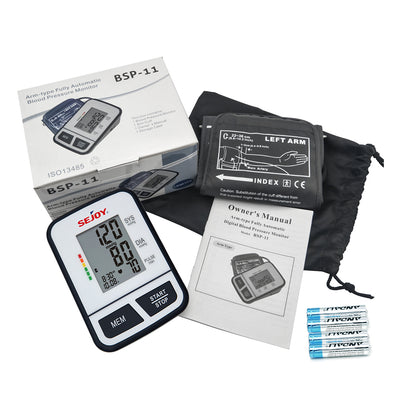 Automatic Upper Arm Blood Pressure Machine BSP-11 Arm Blood Pressure Monitors SEJOY Store   