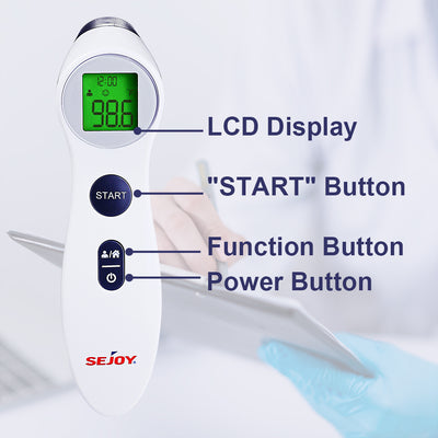 SEJOY Digital Oral Thermometer with Fever Alert, Accurate Home Thermometer  for Baby 