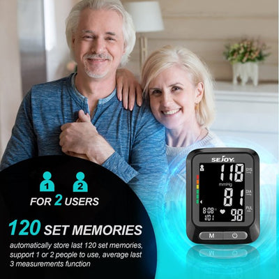 Wrist Blood Pressure Monitor DBP-2253-WHI – SEJOY Store