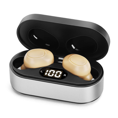 Rechargeable Hearing Aids ZTQ-G400 Hearing Aids SEJOY Store Beige  